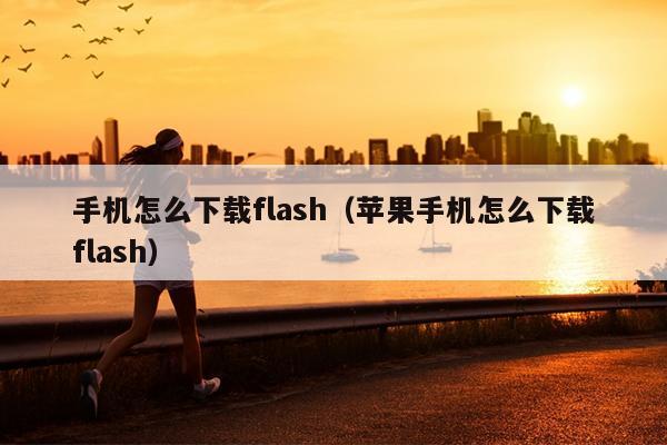 手机怎么下载flash（苹果手机怎么下载flash）